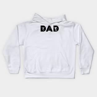 skateing dad  - fathers day Kids Hoodie